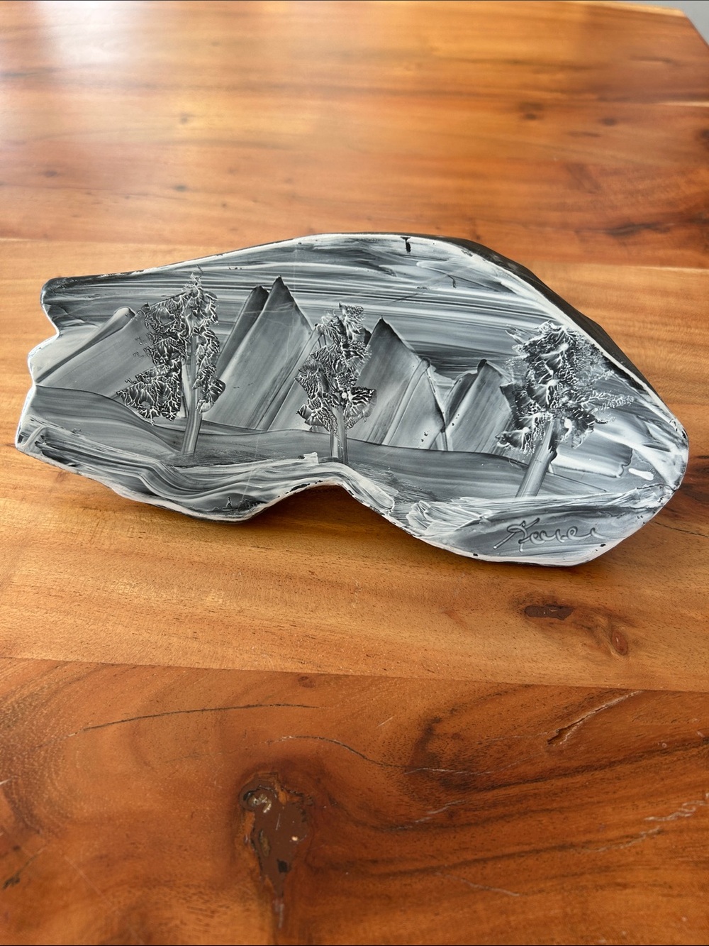 Frank Bitoni Sand n Sketch rock art